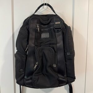 Tumi Black Utility Backpack with Padded Straps